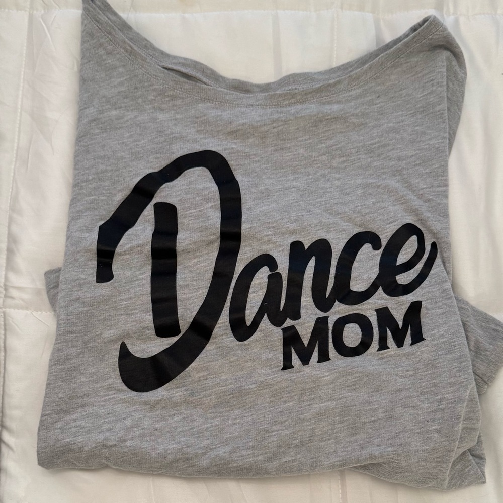 Next Level Apparel Gray Dance Mom light-weight SweatShirt size Medium.